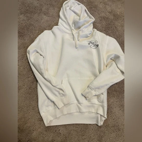 Billabong Tops Billabong White Hoodie Poshmark